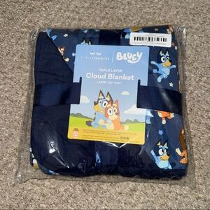 NWT Little Sleepies Bluey Cloud Blanket NIB / NIP